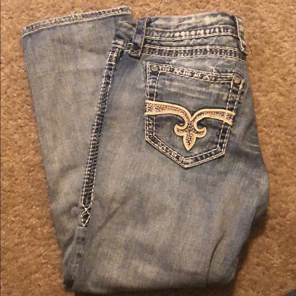 Rock revival women’s Capri